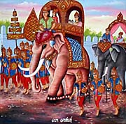 Elephant Scene